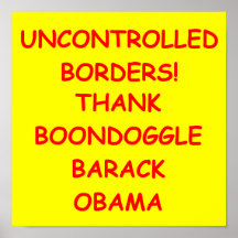 anti obama poster
