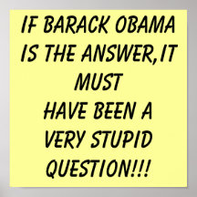 ANTI OBAMA POSTER