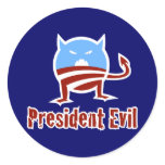 Anti-Obama President Evil Stickers