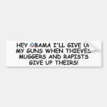 Anti Obama pro guns no more Obama Bumper Sticker
