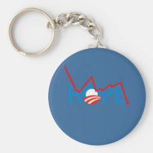 Anti-Obama - Shattered Hope T-shirt Keychains