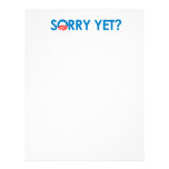 Anti-Obama - Sorry Yet Letterhead Design