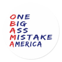 Anti Obama Sticker