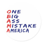 Anti Obama Sticker