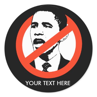 Anti-Obama Sticker / Customized by antiobama