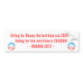 Anti Obama Sticker, NOBAMA 2012, Bumper Sticker
