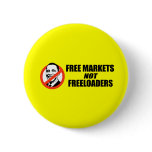 Anti-Obama T-shirt - Free Markets Pinback Button