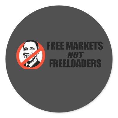 Anti-Obama T-shirt - Free Markets Stickers by antiobama