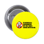 Anti-Obama T-shirt - Nut job or No job Pinback Button