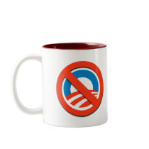 Anti-Obama T-shirts, Buttons, Stickers Mug