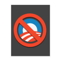 Anti-Obama T-shirts, Buttons, Stickers Post Card