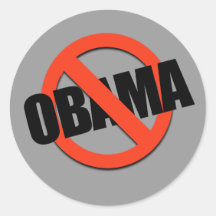 ANTI-OBAMA TEE STICKER