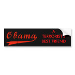 Anti Obama - Terrorist Best Friend Bumper Sticker