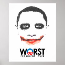 Anti-Obama - Worst President Ever black