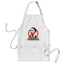 ANTI-OBAMA / YES HE CAN RUIN OUR COUNTRY APRONS