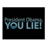 Anti-Obama You Lie! Post Card