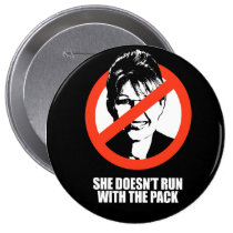 ANTI-PALIN - She doesn't run with the pack buttons