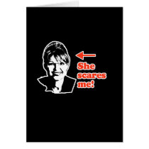 ANTI-PALIN / She scares me cards