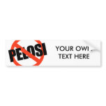 Anti-Pelosi / Anti-Nancy Pelosi Bumper Sticker