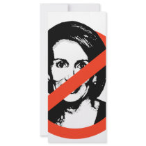 Anti-Pelosi / Anti-Nancy Pelosi Personalized Rack Card