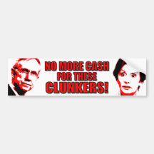 Anti Pelosi - Anti Reid - Clunkers Bumper Stickers