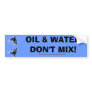 ANTI-POLLUTION BREACHING DOLPHIN Bumper Sticker