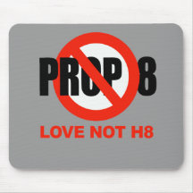 ANTI PROP 8 - Love not H8 Mouse Mats