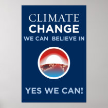 Anti-Protest Climate Change - Obama Parody Poster