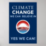 Anti-Protest Climate Change - Obama Parody Poster