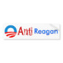 Anti Regan bumper sticker