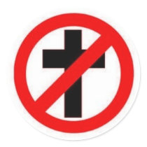 Anti-Religion Large Sticker
