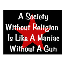 Anti-Religion Quote Postcards