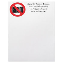 Anti Religious Letterhead