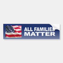 Anti-Republican - All families matter Bumper Stickers