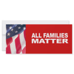 Anti-Republican - All families matter Rack Card