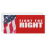 Anti-Republican- Fight the Right Custom Rack Cards