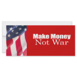 Anti-Republican - Make Money Not War rack cards