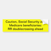 Anti-Romney and Ryan bumper sticker