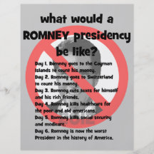anti Romney Flyer