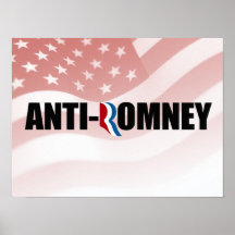 ANTI-ROMNEY - .png Posters