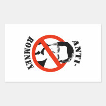 ANTI-ROMNEY - RECTANGLE STICKERS