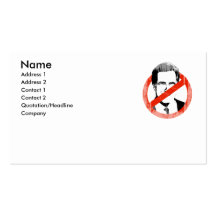 Anti Romney White.png Modèle De Carte De Visite
