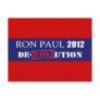 Anti Ron Paul 2012 President De-Evolution Design Postcards