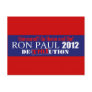 Anti Ron Paul 2012 President Uninsured Die Design Postcard