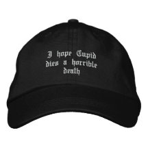 Anti Saint-Valentin Casquette Brodée