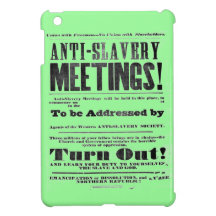 Anti-Slavery Meetings! Cover For The iPad Mini