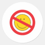 Anti-Smiley SMiley Face Sticker
