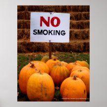 Anti-Smoking Pumpkins Poster