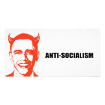 Anti-Socialism Photo Card Template