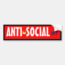 ANTI-SOCIAList Bumper Sticker